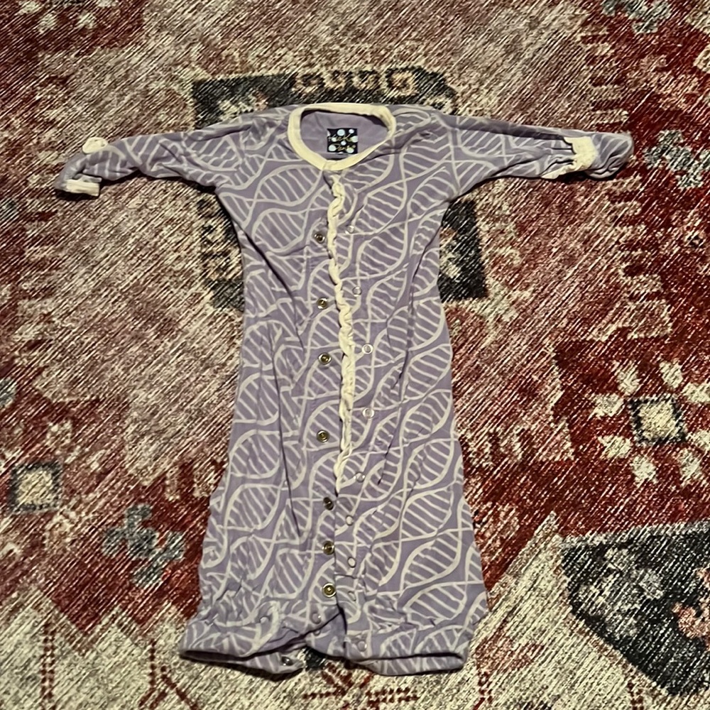Kickee pants gown/ coverall